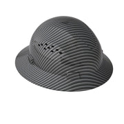 Hard Hat, Blockhead , Vented, Full Brim, Fiberglass