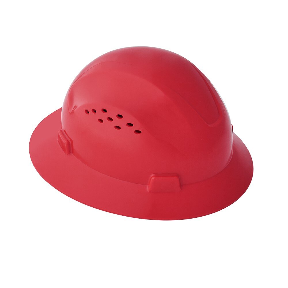 Hard Hat, BlockheadII, Advantage, Vented, Full Brim, Red