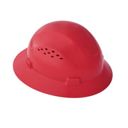 Hard Hat, BlockheadII, Advantage, Vented, Full Brim, Red