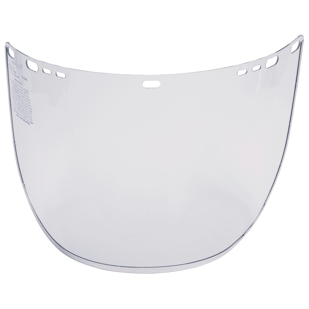 Visor, F30, Face Shield, Acetate, Clear, Bound, 8 Inch H