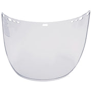 Visor, F30, Face Shield, Acetate, Clear, Bound, 8 Inch H