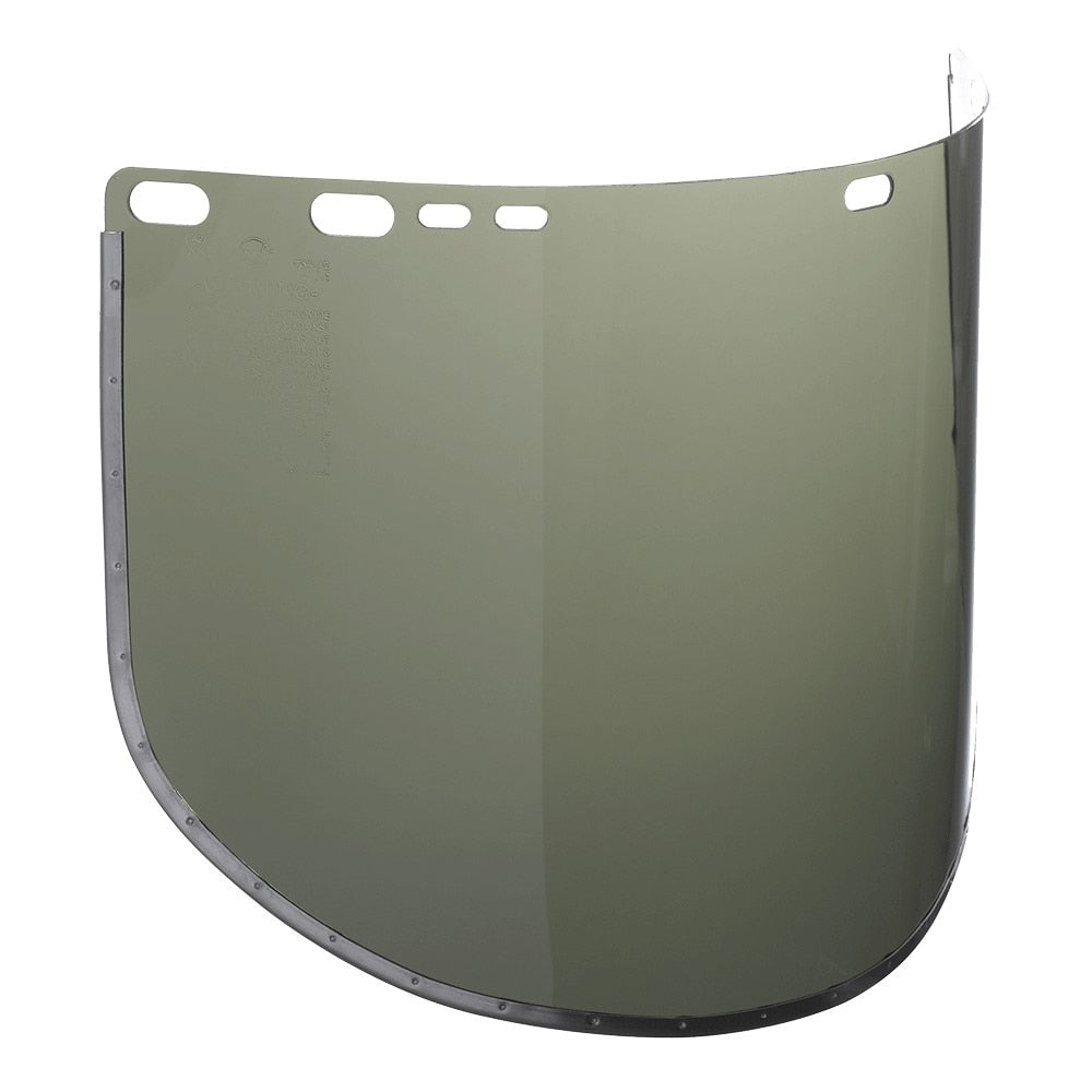 Visor, F30, Face Shield, Acetate, Dark Green, Bound