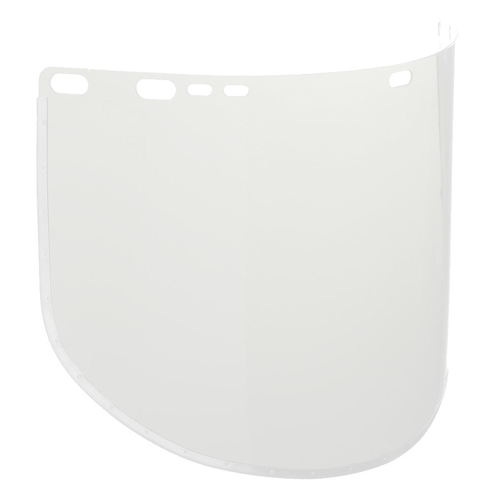 Visor, F30, Face Shield, Acetate, Clear, Bound, 9 Inch H