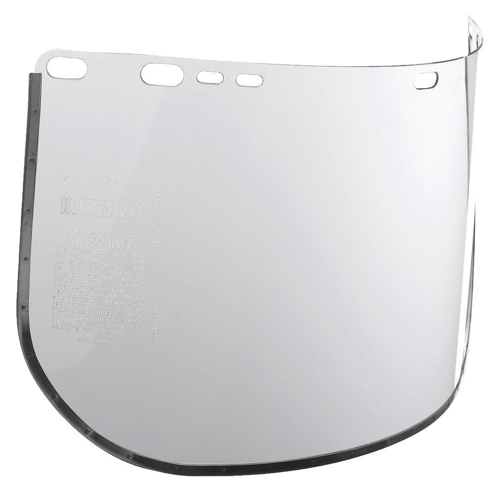 Visor, F20, Face Shield, Polycarbonate, Clear, Bound