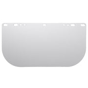 Visor, F10, Face Shield, PETG, Clear, Unbound, 8 Inch H