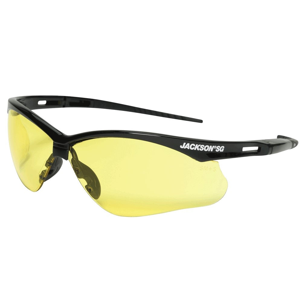 Safety Glasses, SG, Customizable, Amber, Anti-Scratch