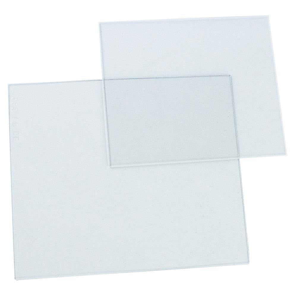 S19454 SureWerx, Welding Helmet Replacement Cover Plates, Clear, Strap
