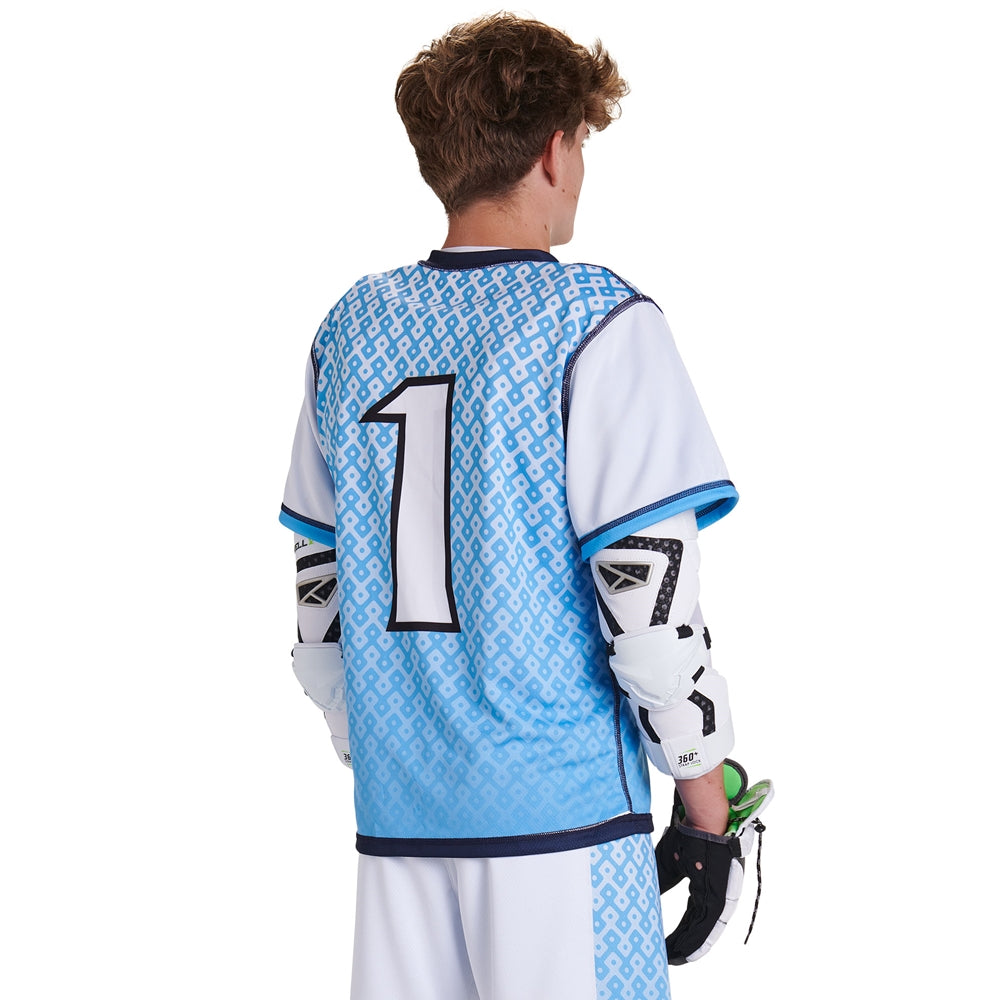 Juice Lacrosse Single-Ply Reversible Short Sleeve Jersey - Youth - Medium (Full-Dye, Premium cut-and-sew Sublimation. No Limitations!)