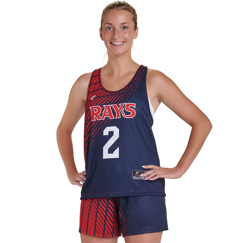 Juice Single-Ply Reversible Racerback Pinnie - Womens - XXLarge (Full-Dye, Premium cut-and-sew Sublimation. No Limitations!)