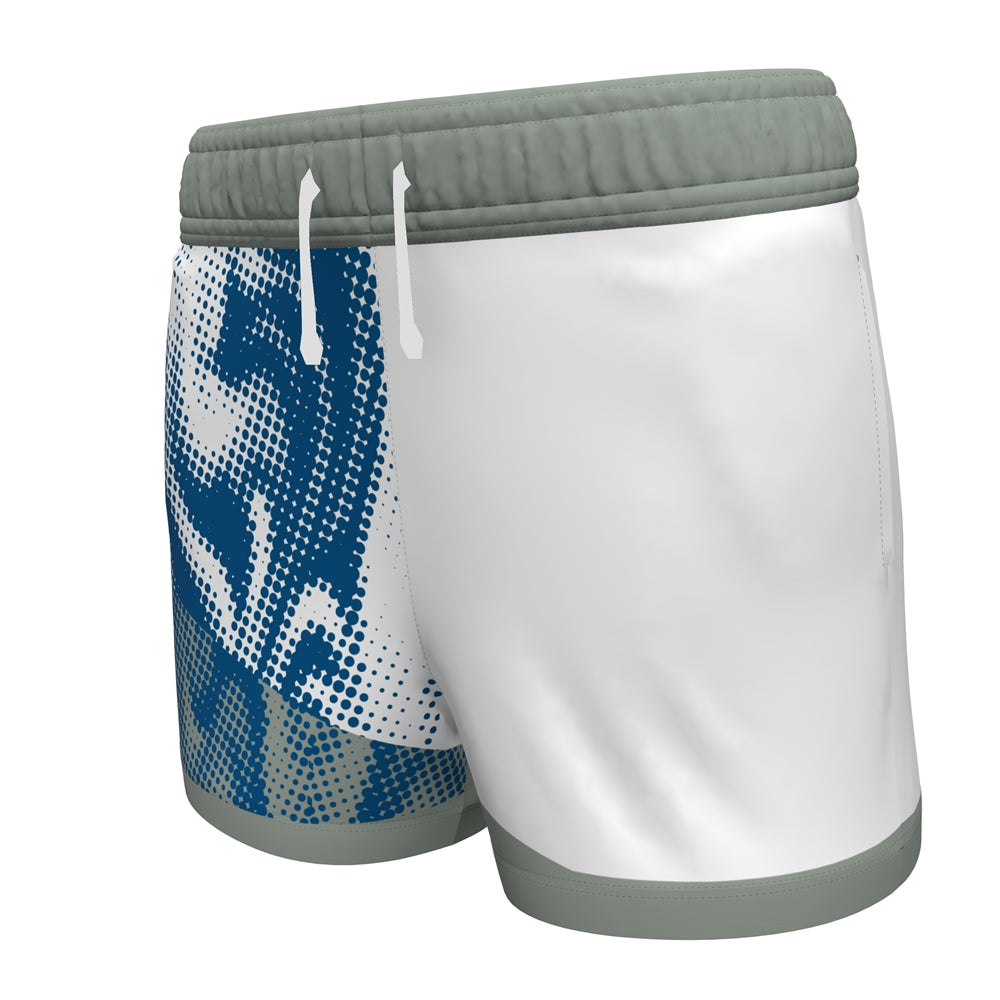 JUICE Stretch Woven Short with Liner - Stretch Woven/Ice Compression - Womens - Medium (Full-Dye, Premium cut-and-sew Sublimation. No Limitations!)
