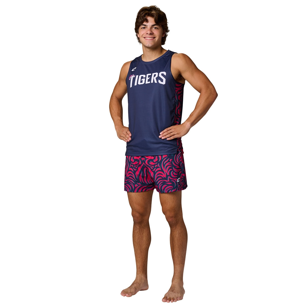 JUICE Stretch Woven Short with Liner - Stretch Woven/Ice Compression - Youth - Small (Full-Dye, Premium cut-and-sew Sublimation. No Limitations!)