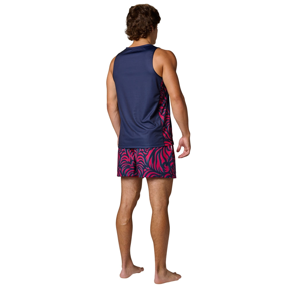 JUICE Stretch Woven Short with Liner - Stretch Woven/Ice Compression - Youth - Medium (Full-Dye, Premium cut-and-sew Sublimation. No Limitations!)