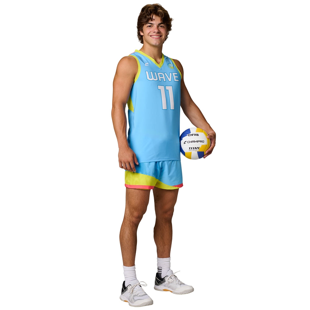 JUICE Stretch Woven Short with Liner - Stretch Woven/Ice Compression - Adult - Large (Full-Dye, Premium cut-and-sew Sublimation. No Limitations!)