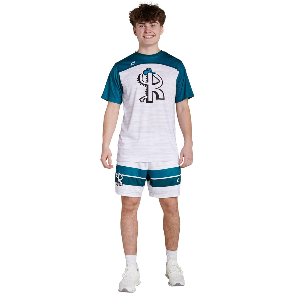 Juice Multi-Sport Loose Pocketed Short with 7" Inseam - Flexdri Mesh - Womens - Medium (Full-Dye, Premium cut-and-sew Sublimation. No Limitations!)
