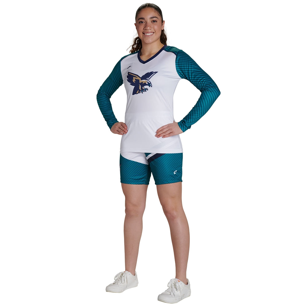 JUICE Multi-Sport Loose Short with 7" Inseam - Fusion Mesh - Womens - Small (Full-Dye, Premium cut-and-sew Sublimation. No Limitations!)
