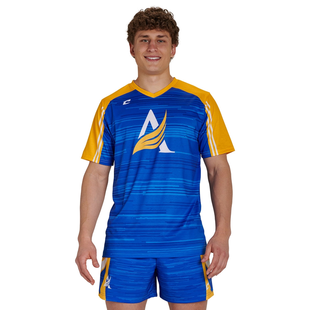 Juice V-Neck Short Sleeve T-Shirt - Z-Cloth - Adult - 3XL (Full-Dye, Premium cut-and-sew Sublimation. No Limitations!)