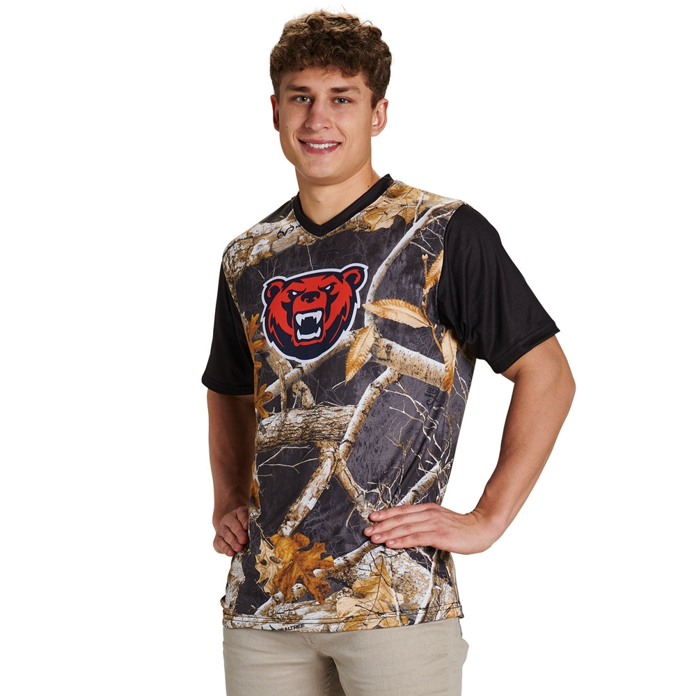 Juice V-Neck Short Sleeve T-Shirt - Z-Cloth - Adult - Medium (Full-Dye, Premium cut-and-sew Sublimation. No Limitations!)