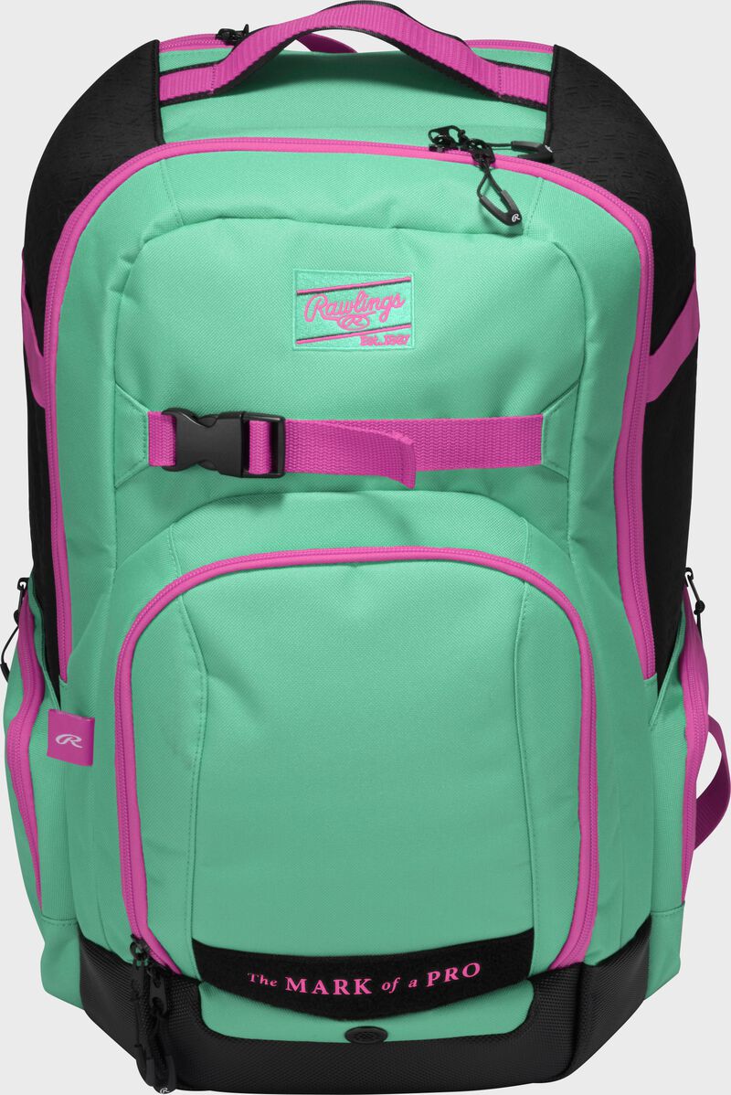 Rawlings The Journey Players Backpack - Mint/Pink