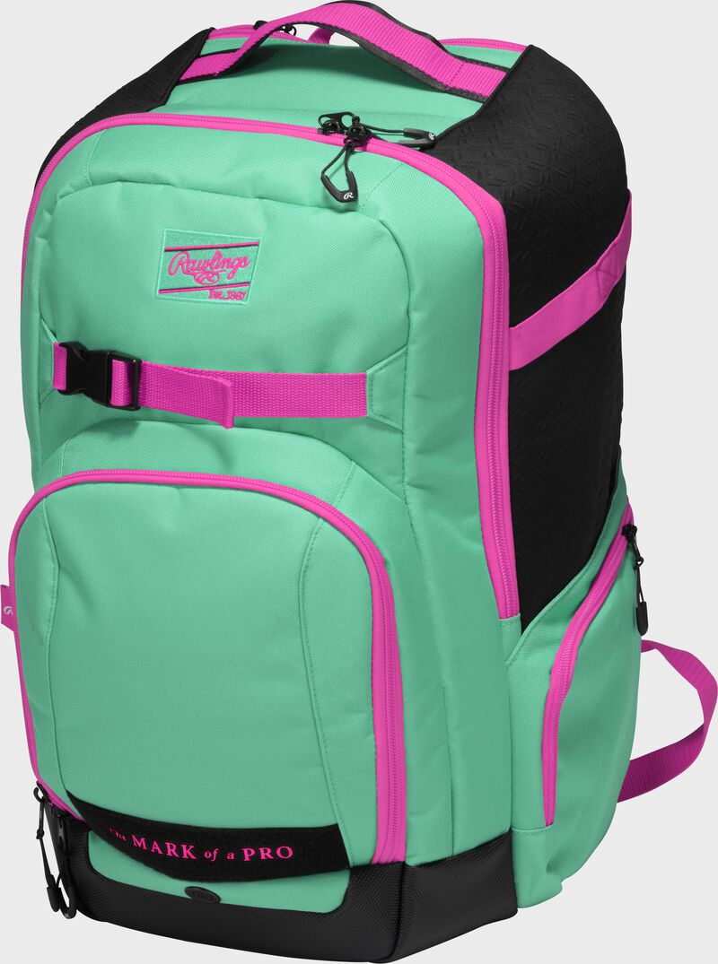 Rawlings The Journey Players Backpack - Mint/Pink