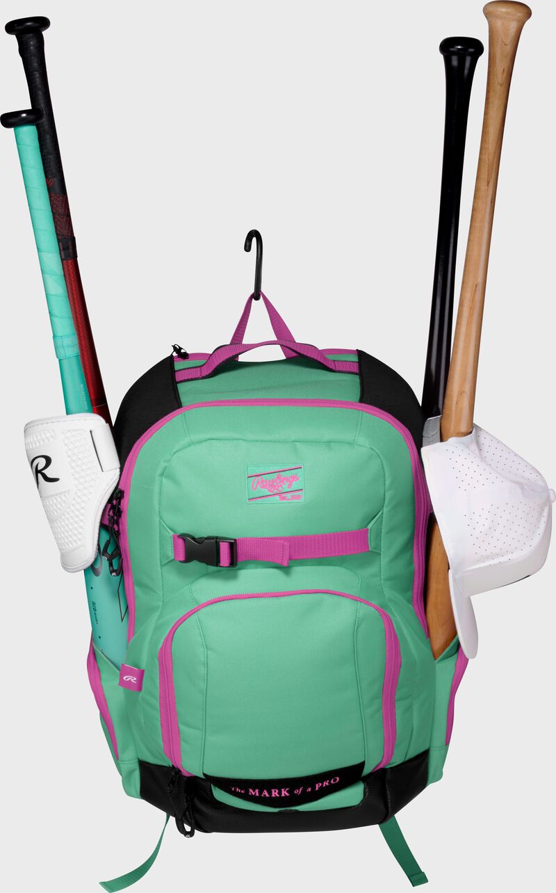Rawlings The Journey Players Backpack - Mint/Pink