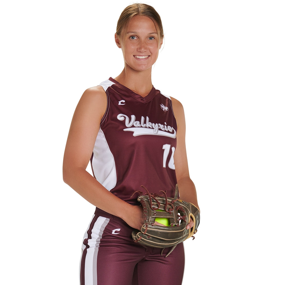 JUICE V-Neck Racerback Jersey - Girls - Small - Blink (Full-Dye Sublimation)