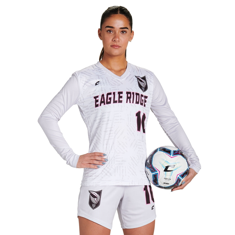 Juice V-Neck Long Sleeve Shooter Shirt - Womens - XXLarge - Active Cloth (Full-Dye Sublimation)