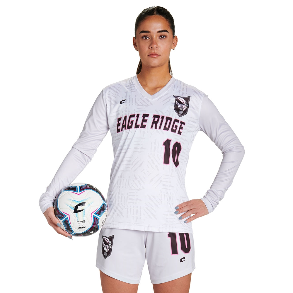 Juice V-Neck Long Sleeve Shooter Shirt - Girls - Medium - C-Tec (Full-Dye Sublimation)