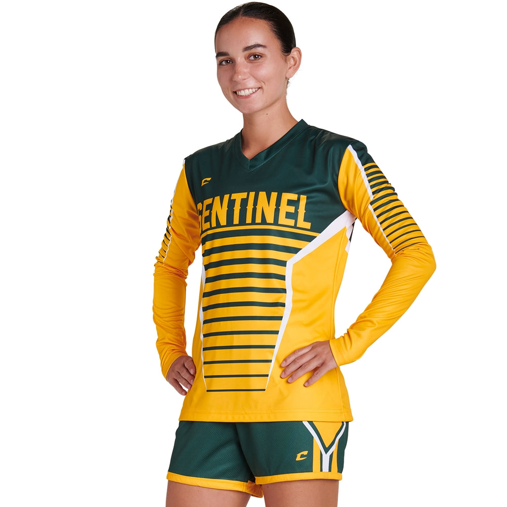 Juice V-Neck Long Sleeve Shooter Shirt - Womens - Extra-Large - C-Tec (Full-Dye Sublimation)