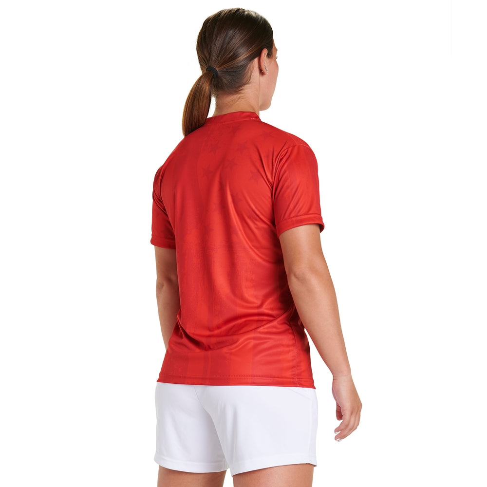 Juice V-Neck Short Sleeve T-Shirt - Power Stretch - Womens - Extra-Small (Full-Dye, Premium cut-and-sew Sublimation. No Limitations!)
