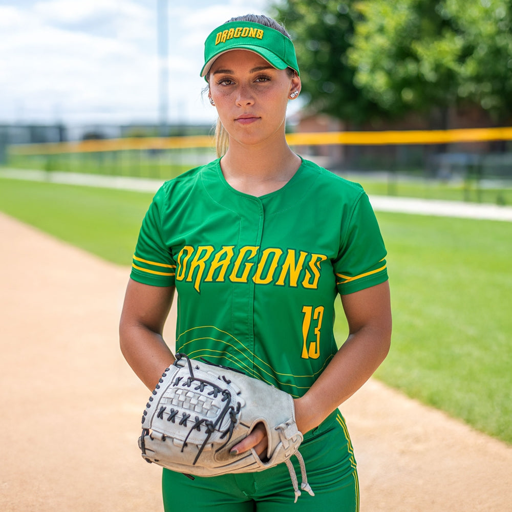 JUICE Faux Front Short Sleeve Jersey - Girls - Medium - Blink / Pin-Dot Mesh (Full-Dye Sublimation)