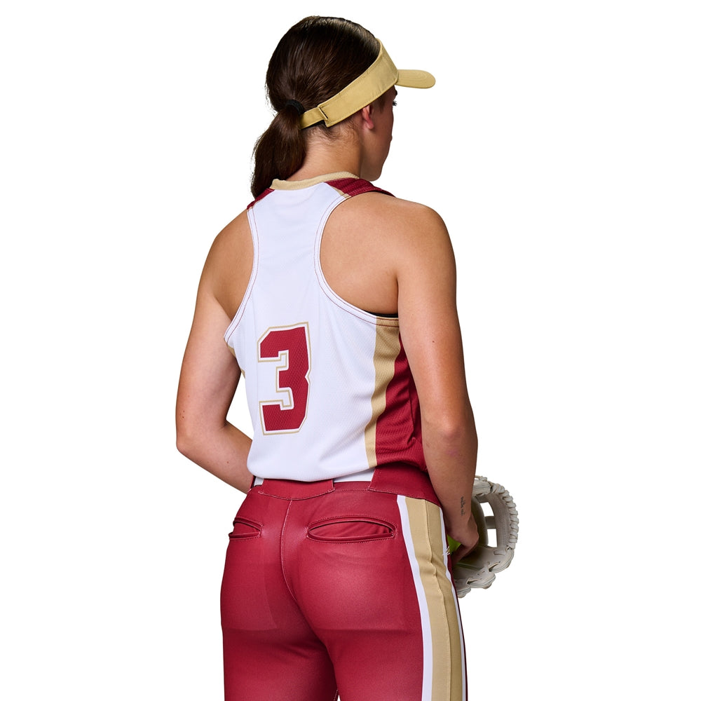 Juice Full Racerback Sleeveless FITTED Jersey - Womens - Extra-Large - Blink (Full-Dye Sublimation)