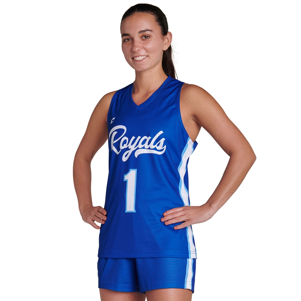 Juice Full Racerback Sleeveless Fitted Jersey - Flexdri Mesh - Womens - XXLarge (Full-Dye, Premium cut-and-sew Sublimation. No Limitations!)