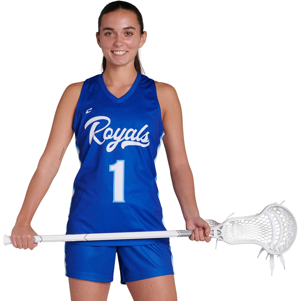 Juice Full Racerback Sleeveless Fitted Jersey - Flexdri Mesh - Girls - Medium (Full-Dye, Premium cut-and-sew Sublimation. No Limitations!)