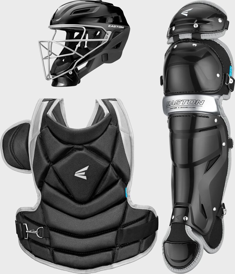 Easton Jen Schro The Fundamental Softball Medium Catchers Box Set - Black
