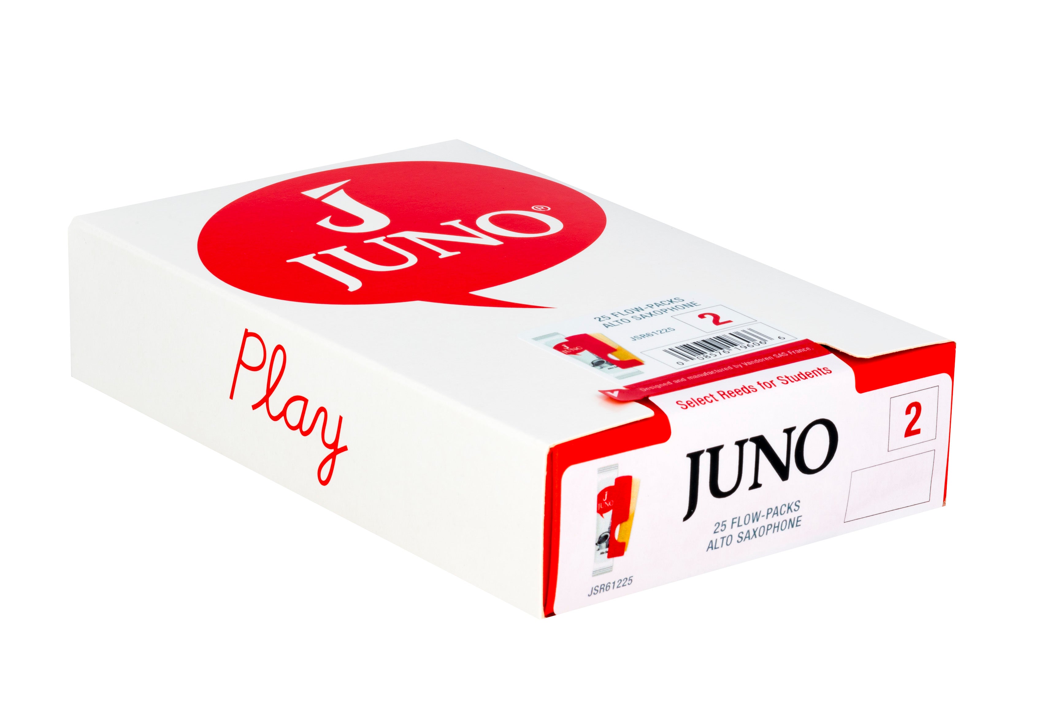 JUNO JSR61225 Alto Saxophone Reeds #2. (Box of 25)