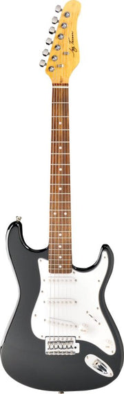 Jay Turser JT-30-BK-A 3/4 Size Double Cutaway Electric Guitar, Black