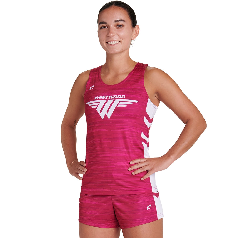 Juice Track FITTED Singlet - Womens - 3XL (Full-Dye, Premium cut-and-sew Sublimation. No Limitations!)