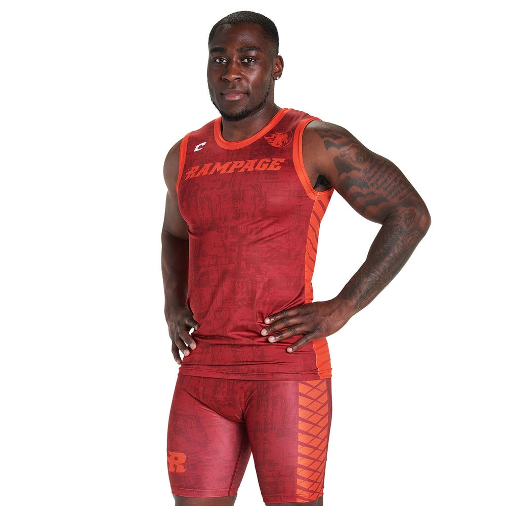 Juice Track FITTED Singlet - Adult - Medium (Full-Dye, Premium cut-and-sew Sublimation. No Limitations!)