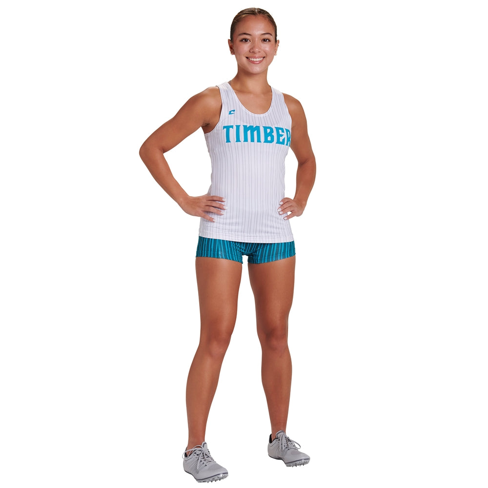 Juice Track FITTED Short - Womens - Large (Full-Dye, Premium cut-and-sew Sublimation. No Limitations!)