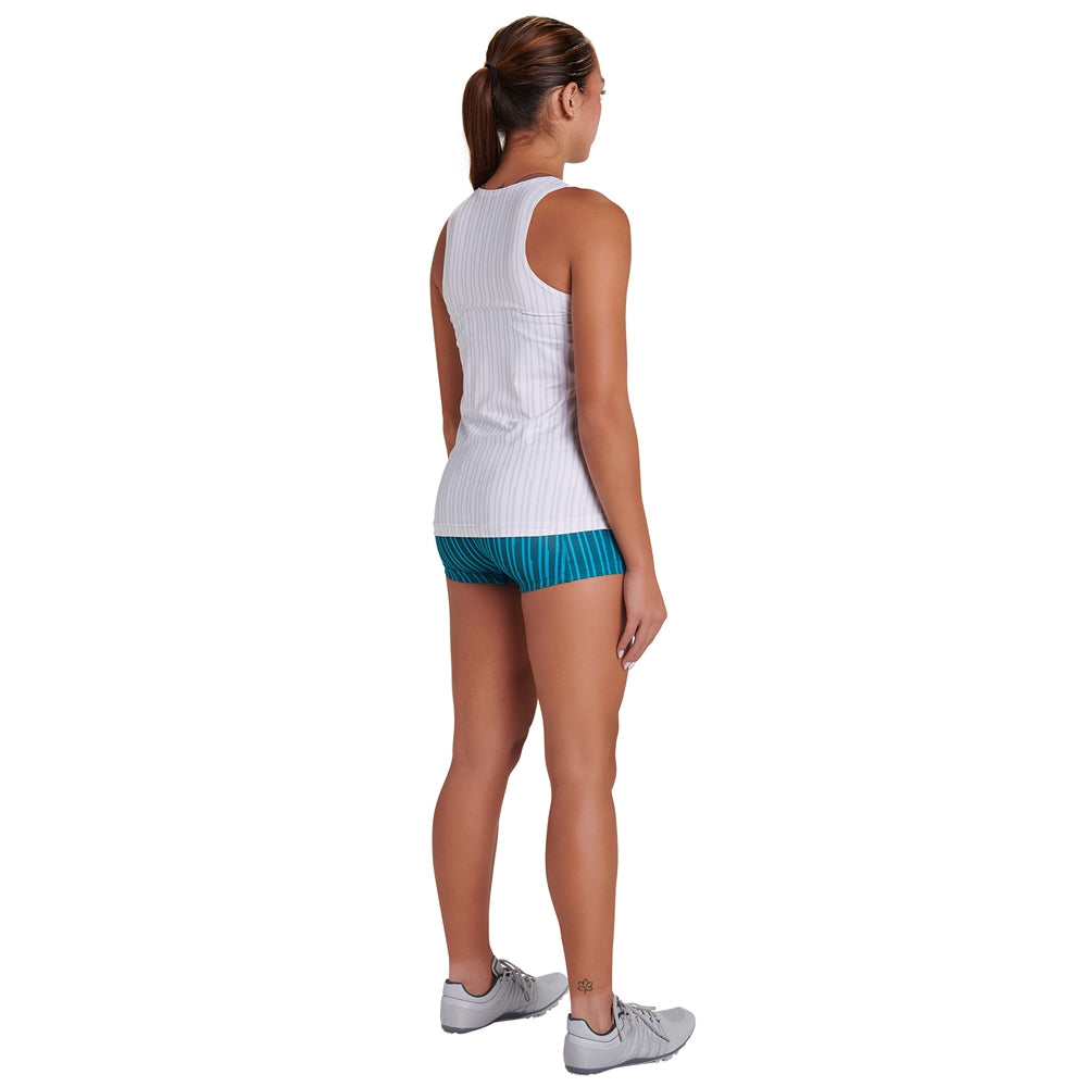 Juice Track FITTED Short - Court Compression - Womens - Extra-Large (Full-Dye, Premium cut-and-sew Sublimation. No Limitations!)