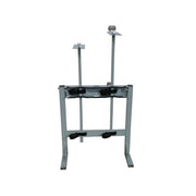 Gas Cylinder Mobile Stand, 2 Cylinder Capacity, Steel, Gray
