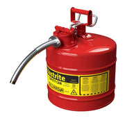 Safety Can, Type II, 5 Gallon, 1" Hose, Red