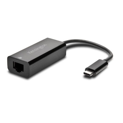 Kensington CA1100E USB-C Male to Ethernet Female Adapter/Converter for Laptop