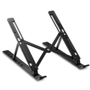Kensington - Portable Aluminum Laptop Stand, Collapsible Adjustable Riser for Laptops up to 16" (K50406WW) - Silver