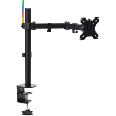 Kensington SmartFit Ergo Single Extended Monitor Arm Mounting Kit - Adjustable Arm - for Monitor - Black