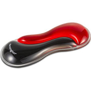Kensington - Slim Duo Gel Wrist Rest - Ergonomic Support for Mice/Trackballs, Red - Red and Black