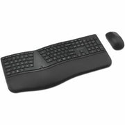 Kensington - Pro Fit Ergo KM680 EQ Wireless Set, Rechargeable, Ergonomic Split-Keyboard (K72486NA) - Black