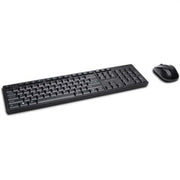 Kensington - Pro Fit Low-Profile Wireless Keyboard & Mouse Set, Quiet Keys, Ergonomic, 2.4GHz USB, PC/Mac - K75230US - Black