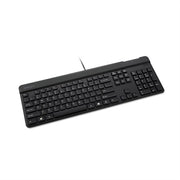 Kensington - KB201C Simple Solutions Wired Keyboard with Smart Card Reader (CAC), TAA Compliant - (K75454TAA) - Black