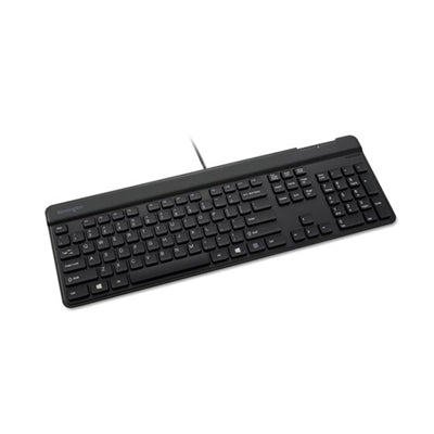 Kensington - KB201C Simple Solutions Wired Keyboard with Smart Card Reader (CAC), TAA Compliant - (K75454TAA) - Black